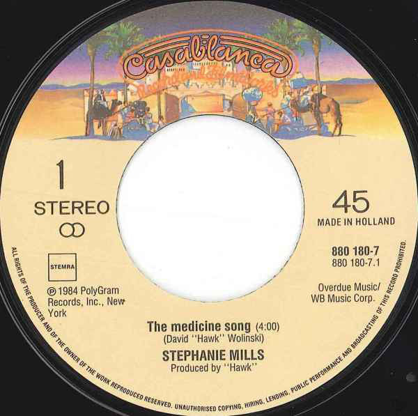 Stephanie Mills : The Medicine Song (7", Single)