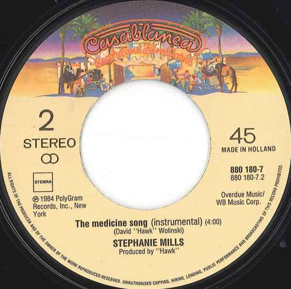 Stephanie Mills : The Medicine Song (7", Single)