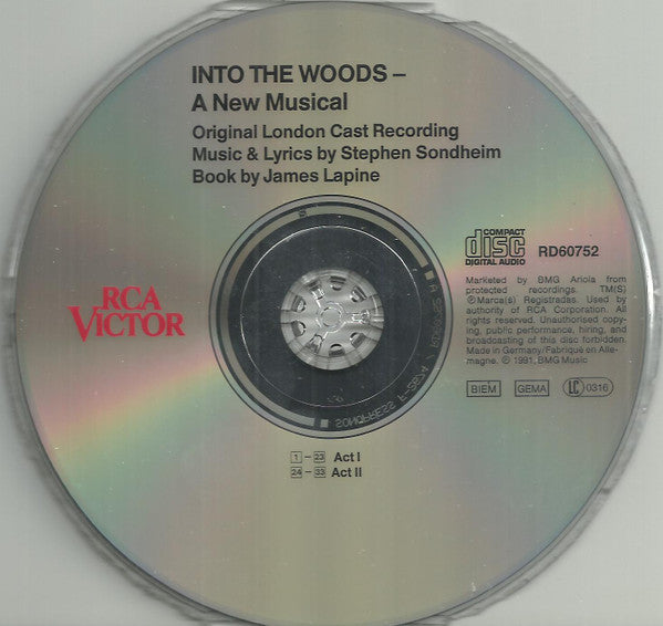 Stephen Sondheim : Into The Woods—Original London Cast Recording (CD, Album)