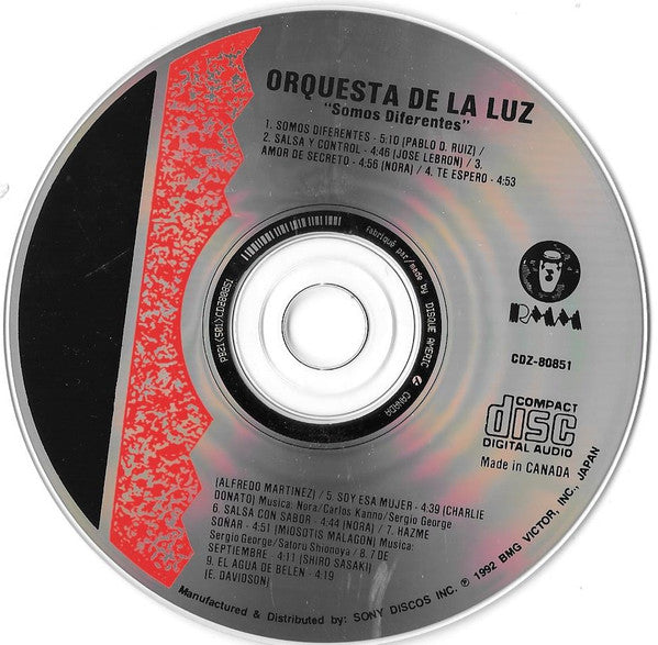 Orquesta De La Luz : Somos Diferentes (CD, Album)