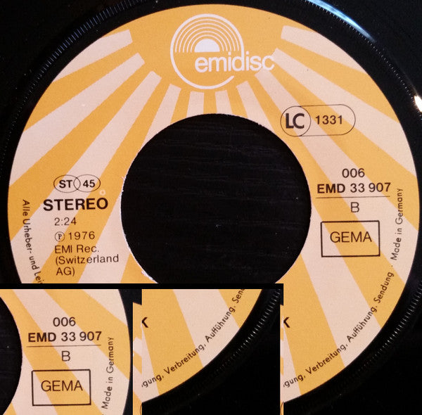 Che & Ray : Burning The Boogie (7", Single)