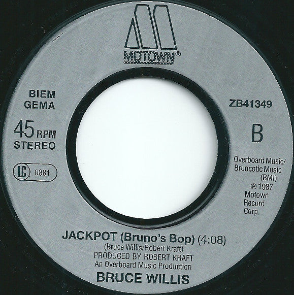 Bruce Willis : Under The Boardwalk (7", Single)