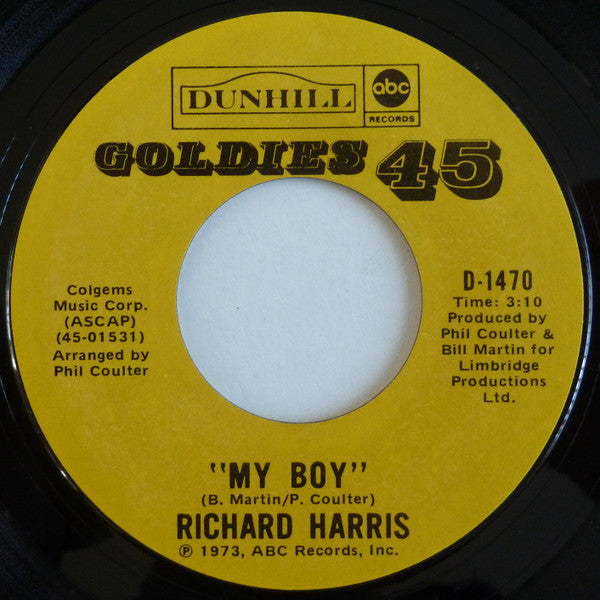 Richard Harris : Didn't We / My Boy (7", Single, RE)