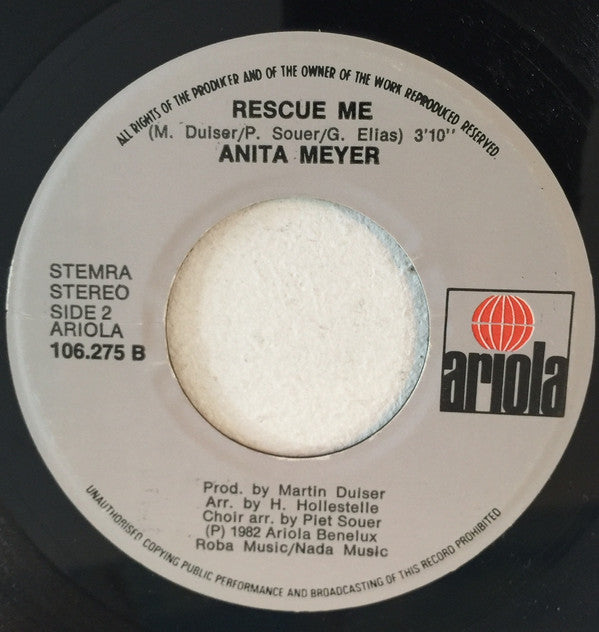 Anita Meyer : Blame It On Love (7", Single)
