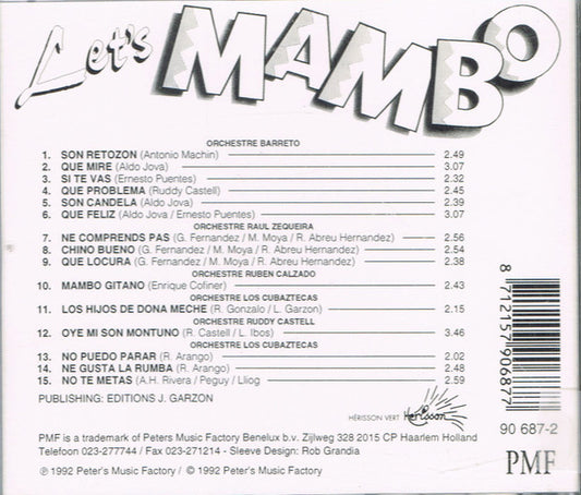 Various : Let's Mambo, Swinging Hot Mambo Music (CD, Album)