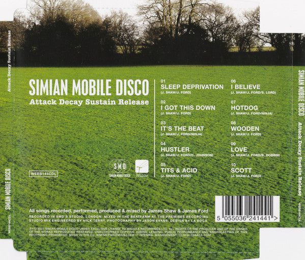 Simian Mobile Disco : Attack Decay Sustain Release (2xCD, Album, Ltd)