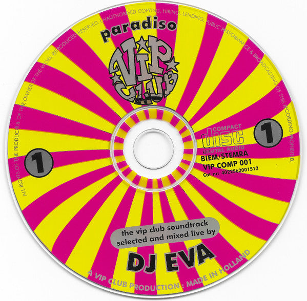 Eva : Vip Club (CD, Comp, Mixed)