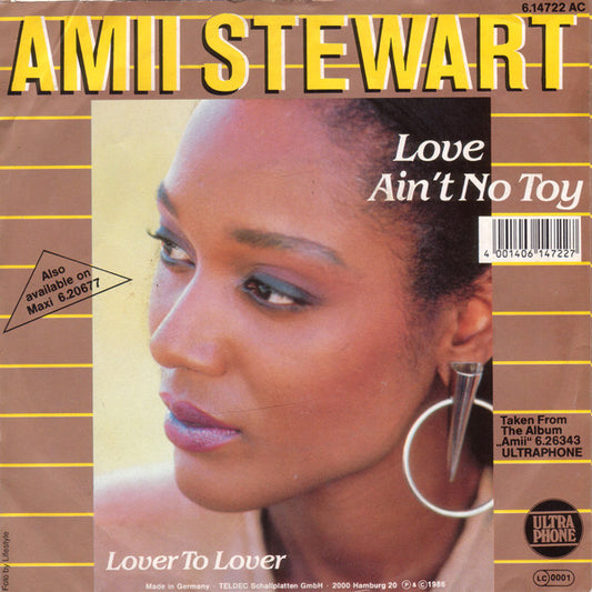 Amii Stewart : Love Ain't No Toy (7", Single)