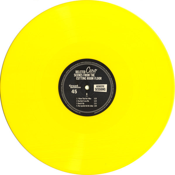 Caro Emerald : Deleted Scenes From The Cutting Room Floor (Acoustic Sessions) (12", Ltd, Num, Yel)