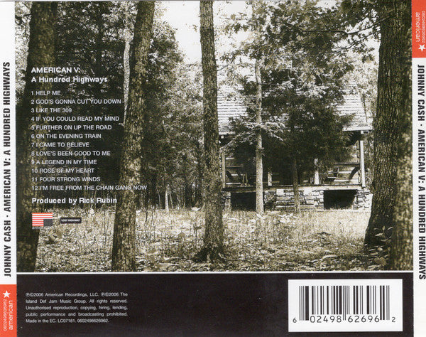 Johnny Cash : American V: A Hundred Highways (CD, Album)