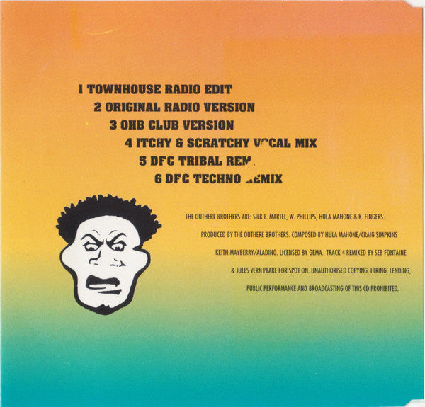 The Outhere Brothers : Don't Stop (Wiggle Wiggle) (CD, Single)