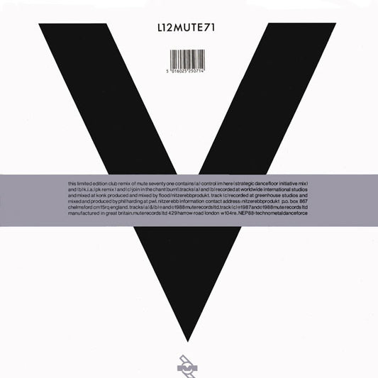 Nitzer Ebb : Control Im Here - Edition Number Two (Strategic Dancefloor Initiative) (12", Ltd)