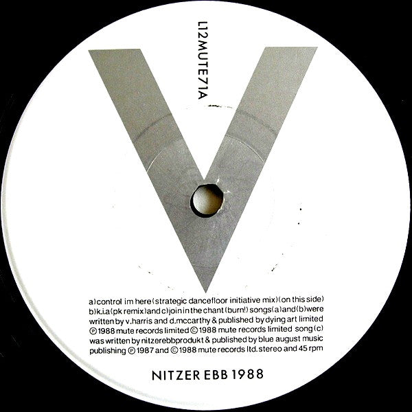 Nitzer Ebb : Control Im Here - Edition Number Two (Strategic Dancefloor Initiative) (12", Ltd)