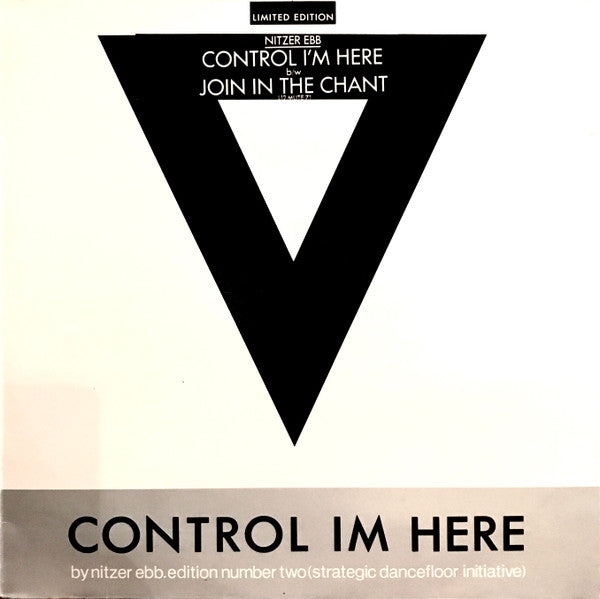 Nitzer Ebb : Control Im Here - Edition Number Two (Strategic Dancefloor Initiative) (12", Ltd)