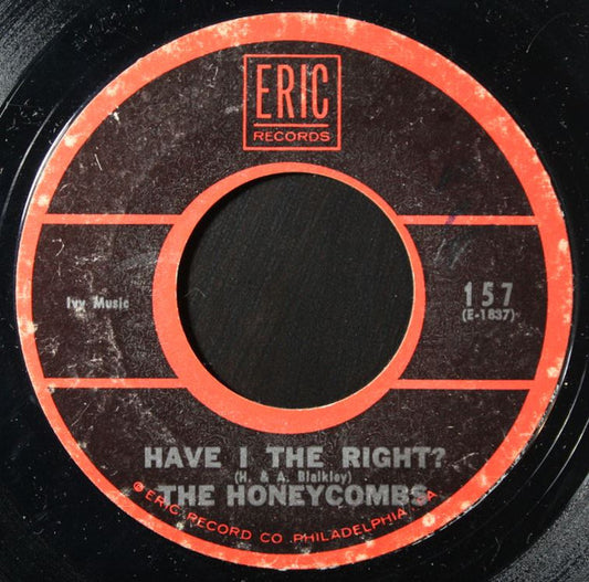 The Honeycombs : Have I The Right? / I Can't Stop Now (7", Single, Styrene)