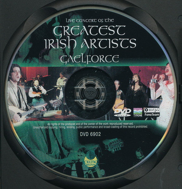 Various : Live Concert Of The Greatest Irish Artists - Gaelforce (DVD-V, Multichannel, PAL)