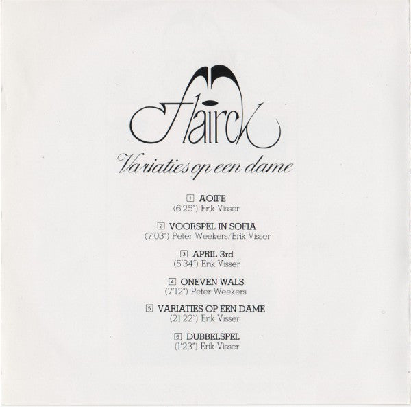 Flairck : Variaties Op Een Dame (CD, Album, RE)