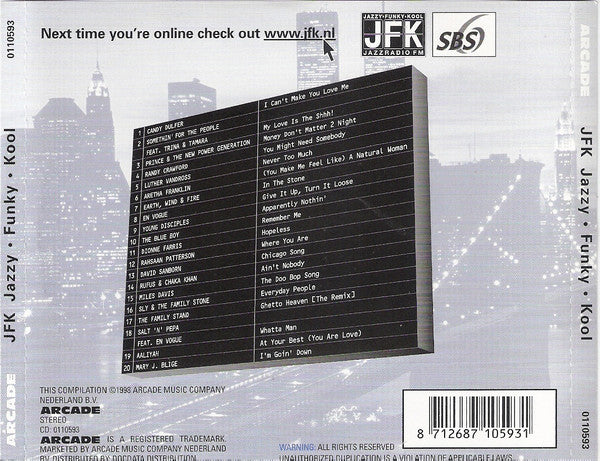Various : JFK Jazzy Funky Kool (CD, Comp)