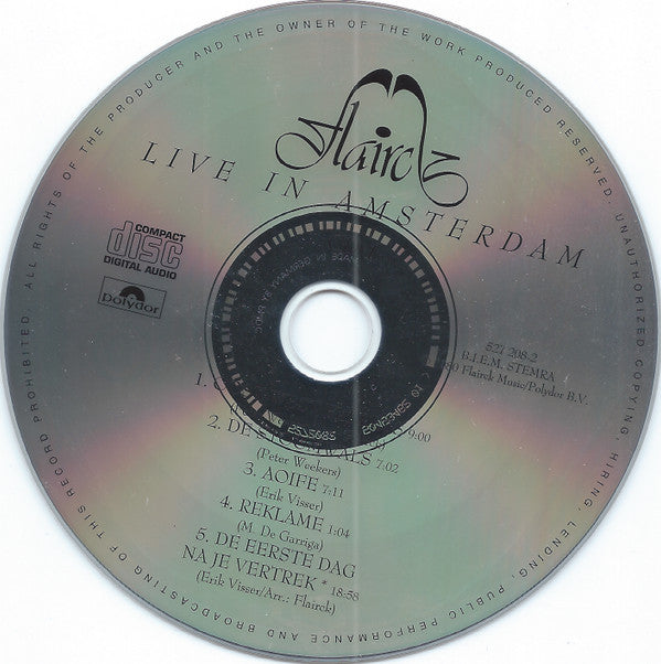 Flairck : Live In Amsterdam (2xCD, Album, RE)