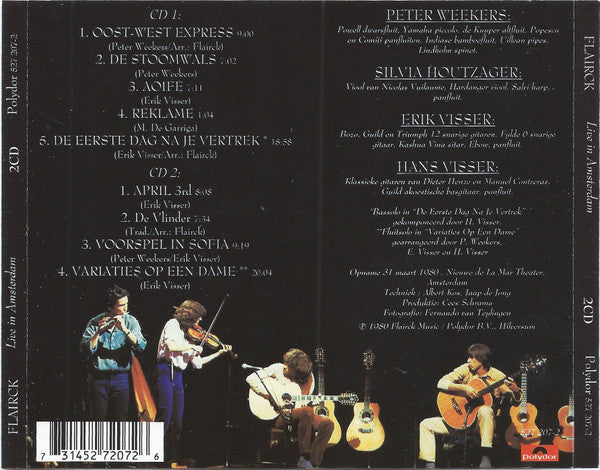 Flairck : Live In Amsterdam (2xCD, Album, RE)