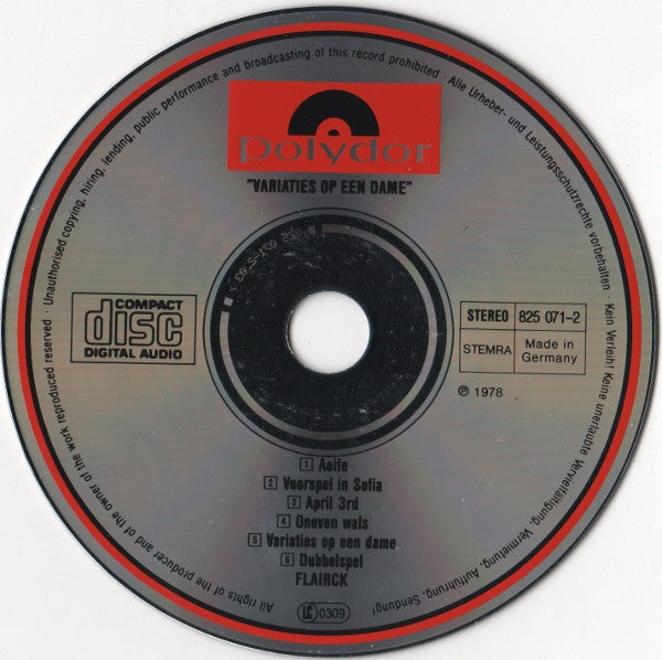 Flairck : Variaties Op Een Dame (CD, Album, RE)
