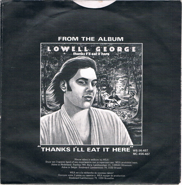 Lowell George : Cheek To Cheek / Honest Man (7", Single)