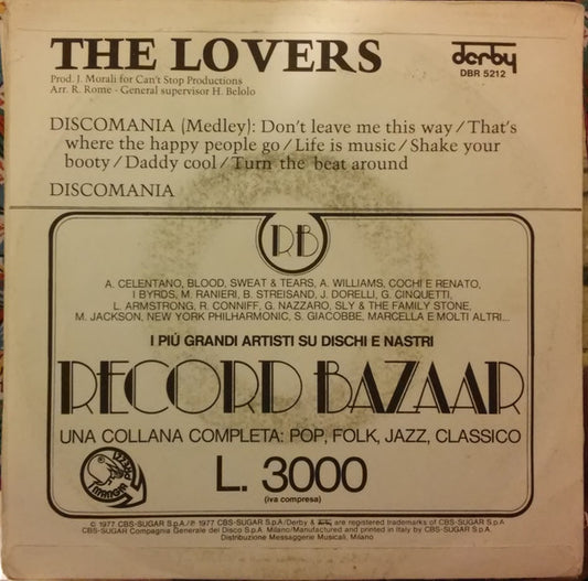 The Lovers (5) : Discomania (7")