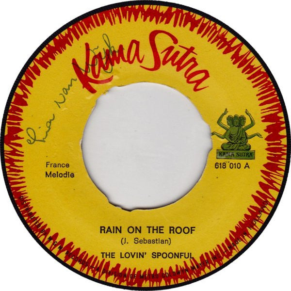The Lovin' Spoonful : Rain On The Roof (7", Single, Mono)