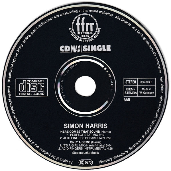 Simon Harris : Here Comes That Sound (CD, Maxi)