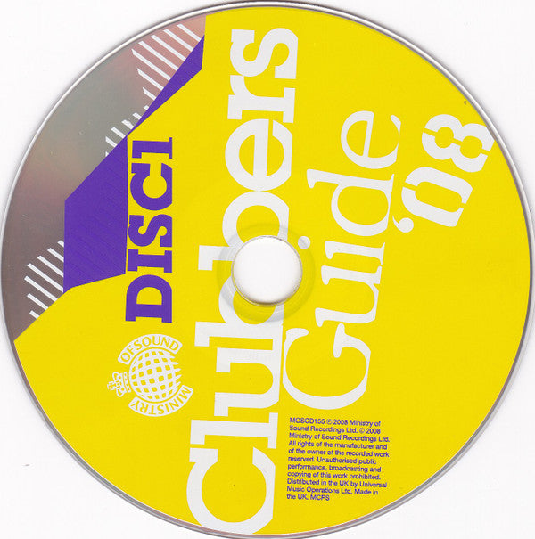 Various : Clubbers Guide '08 (2xCD, Comp, Mixed)