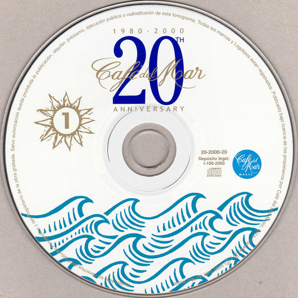 Various : Café Del Mar - 20th Anniversary (1980-2000) (2xCD, Comp, Dig)