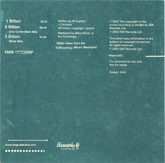 Dog (2) : Bitten (CD, Single, Promo)