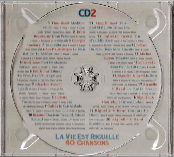 Various : La Vie Est Riguelle 40 Chansons (2xCD, Comp)