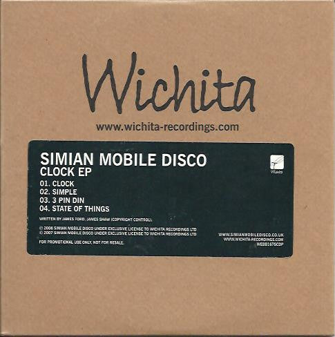 Simian Mobile Disco : Clock EP (CD, EP, Promo)