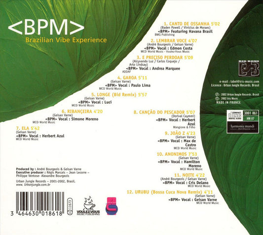Bpm (3) : Brazilian Vibe Experience (CD, Comp, Dig)