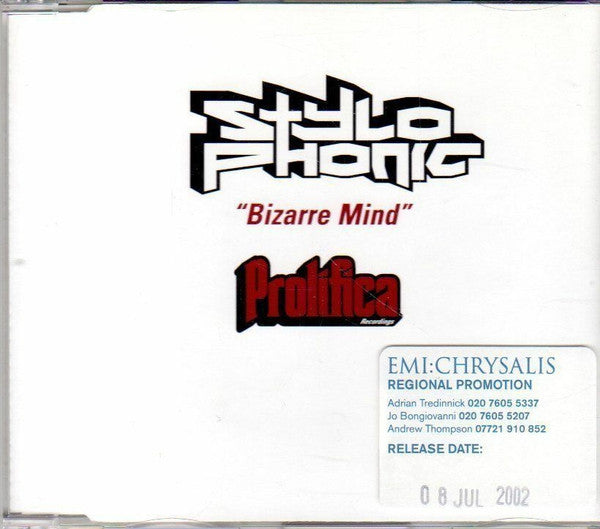 Stylophonic : Bizarre Mind (CD, Maxi, Promo)