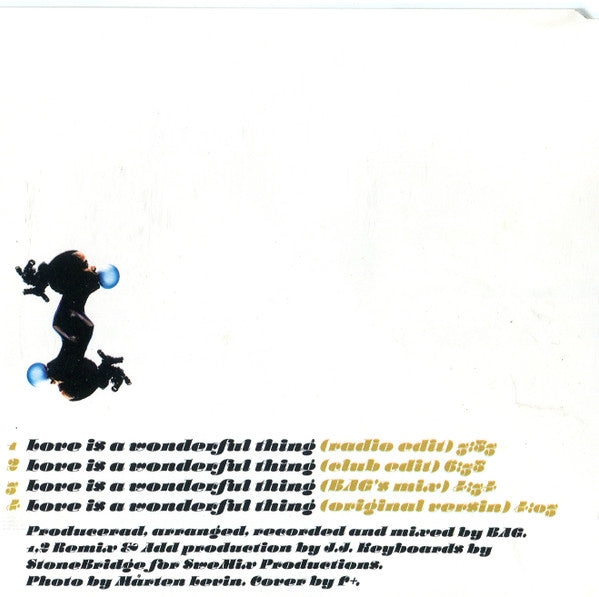 Fatima Rainey : Love Is A Wonderful Thing (CD, Maxi)