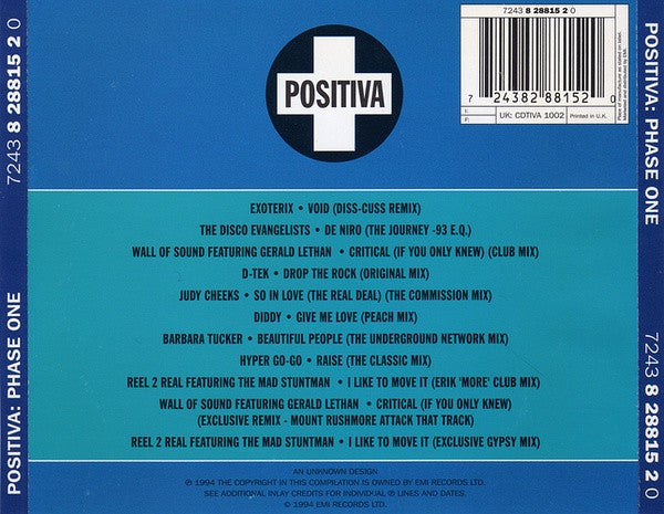 Various : Positiva: Phase One (CD, Comp)