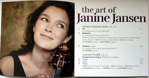 Janine Jansen : The Art Of Janine Jansen (CD, Comp)