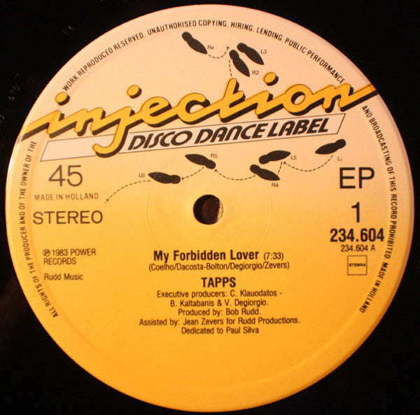 Tapps : My Forbidden Lover (12", EP)