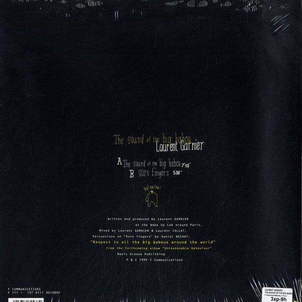 Laurent Garnier : The Sound Of The Big Babou (12", RE, RP)