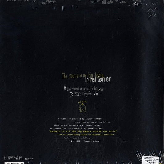 Laurent Garnier : The Sound Of The Big Babou (12", RE, RP)