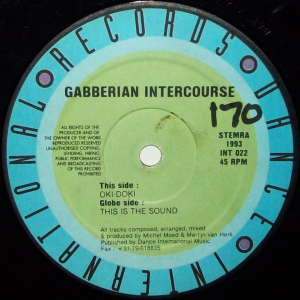 Gabberian Intercourse : Oki-Doki (12")