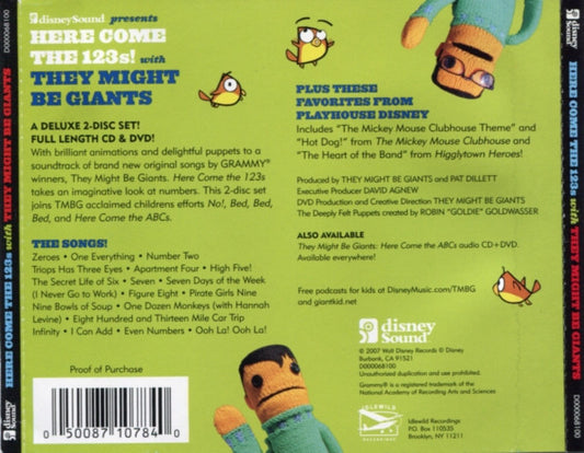 They Might Be Giants : Here Come The 123s (CD, Album, Enh + DVD-V)