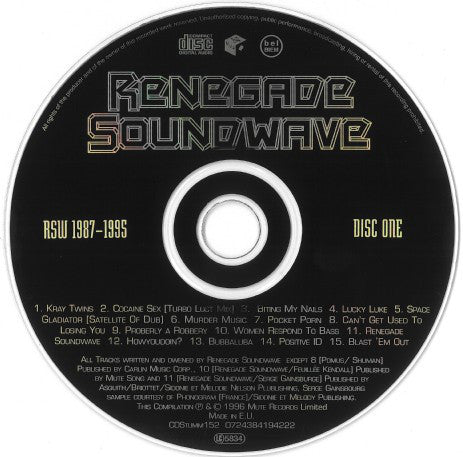 Renegade Soundwave : RSW 1987-1995 (2xCD, Comp)