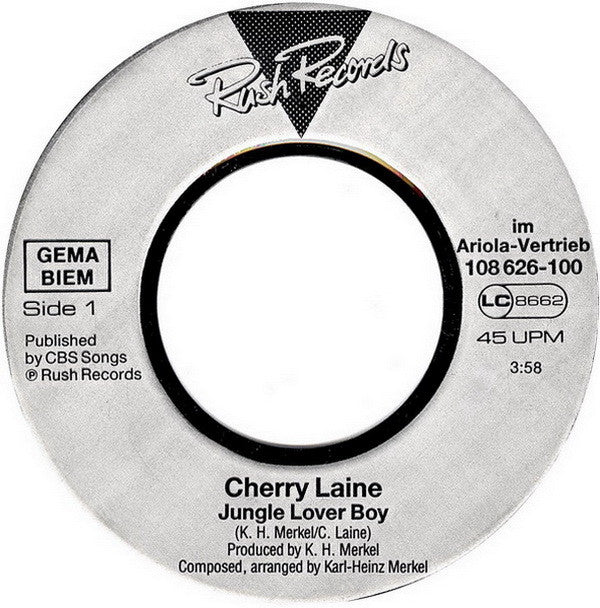 Cherry Laine : Jungle Lover Boy (7", Single)