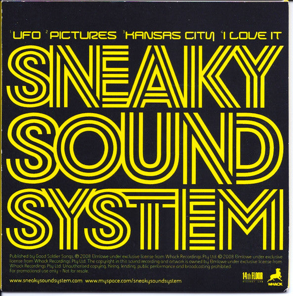Sneaky Sound System : Sneaky Sound System (CD, Promo)