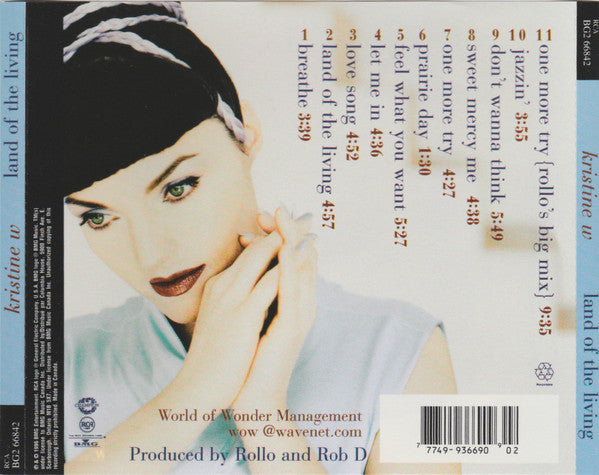 Kristine W : Land Of The Living (CD, Album)