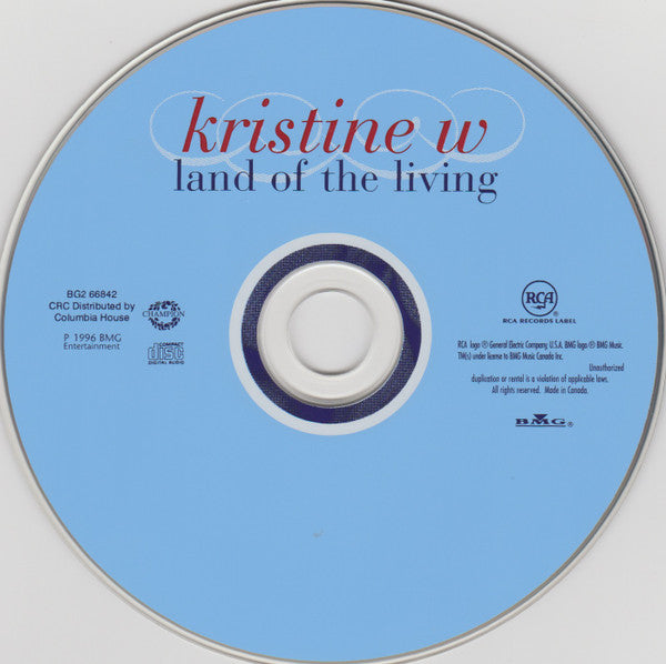 Kristine W : Land Of The Living (CD, Album)