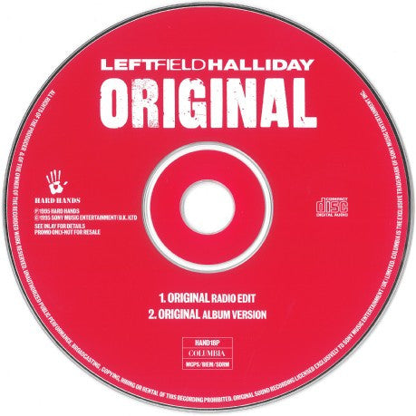 Leftfield, Toni Halliday : Original (CD, Single, Promo)